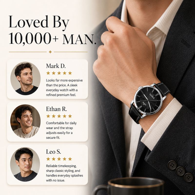 Classic Leather Quartz Watch