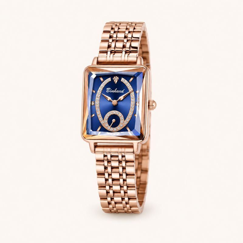 Artistic Rectangular Dial Bracelet Watch