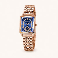 Artistic Rectangular Dial Bracelet Watch