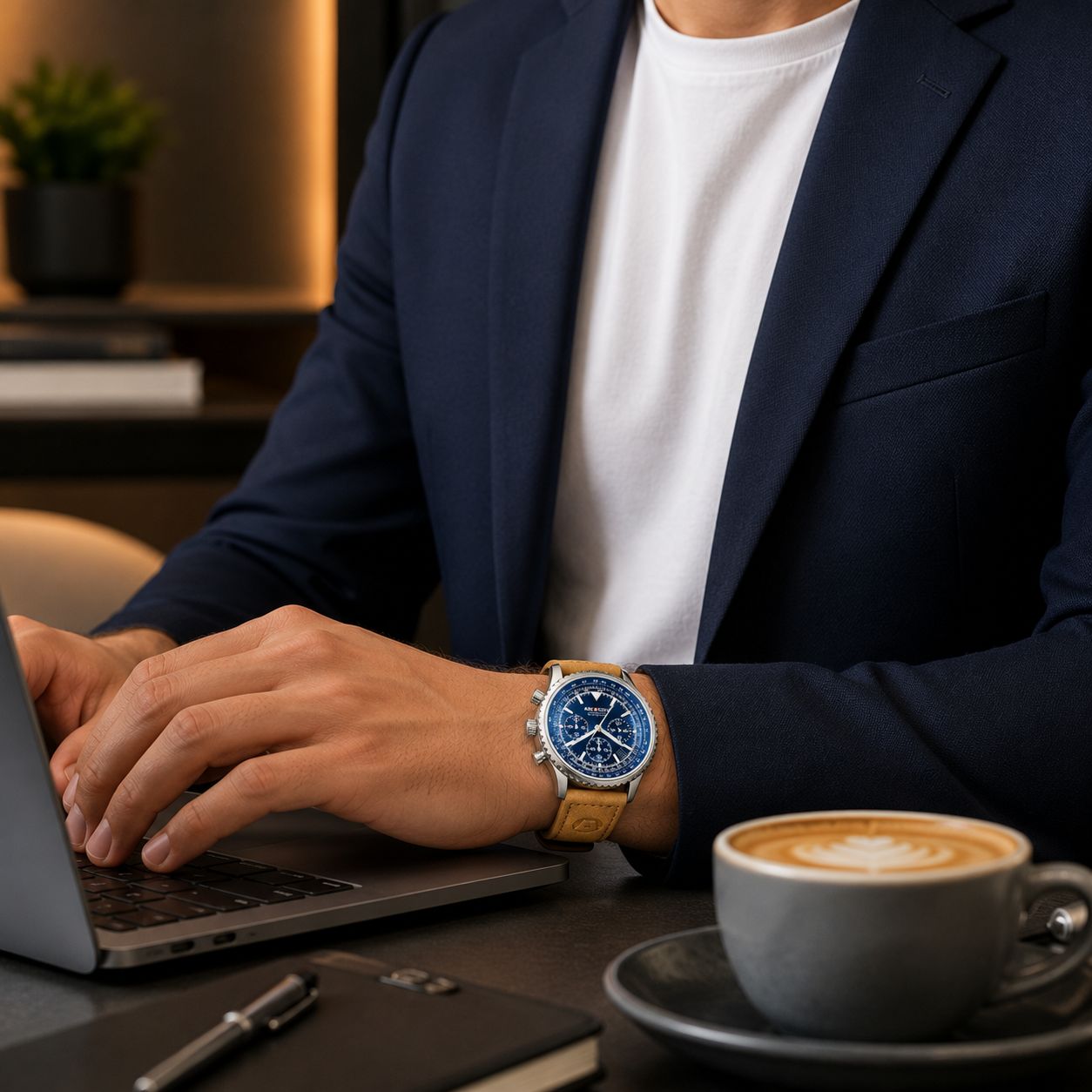 Exquisite Chronograph Watch