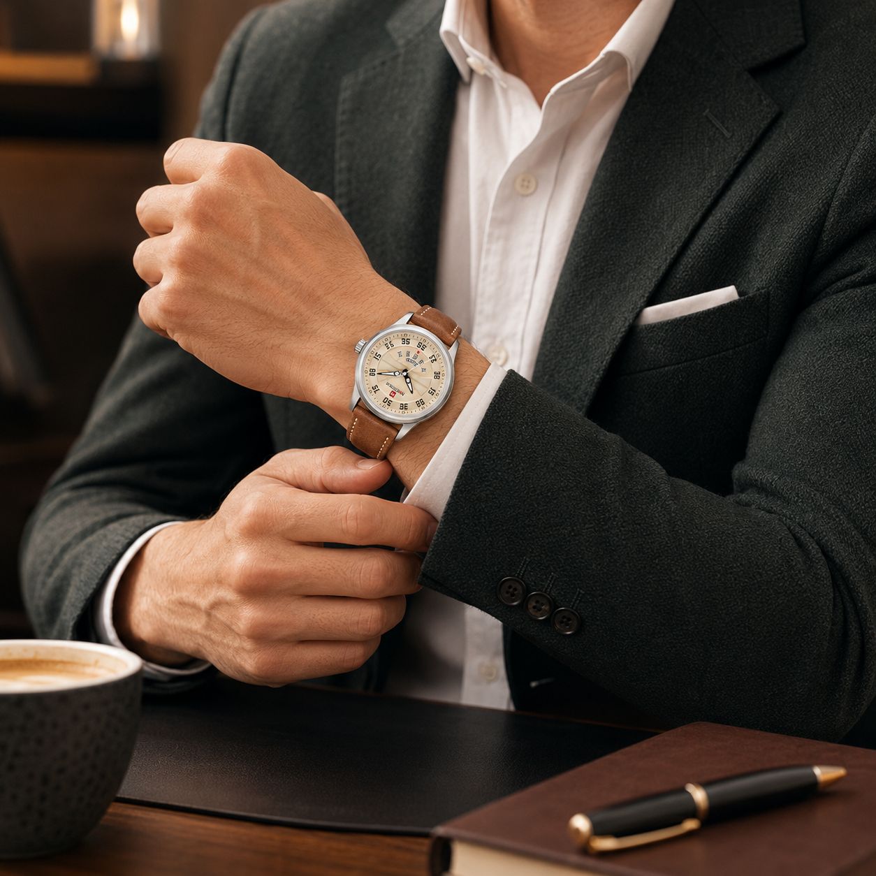 Quartz Leather Watch