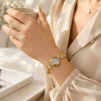 Pearl Accent Bracelet Watch