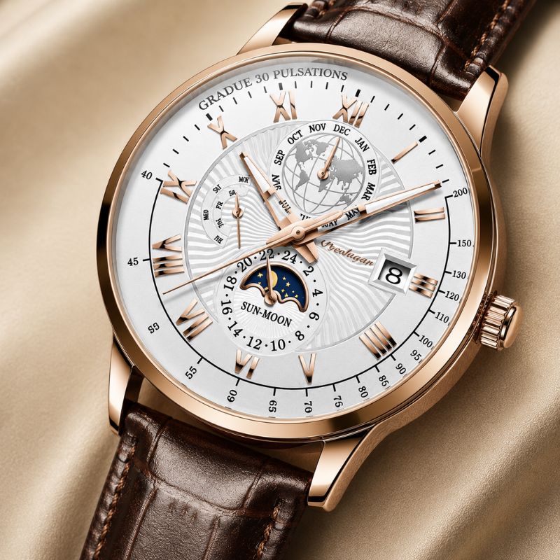 Classic Moonphase Quartz Watch