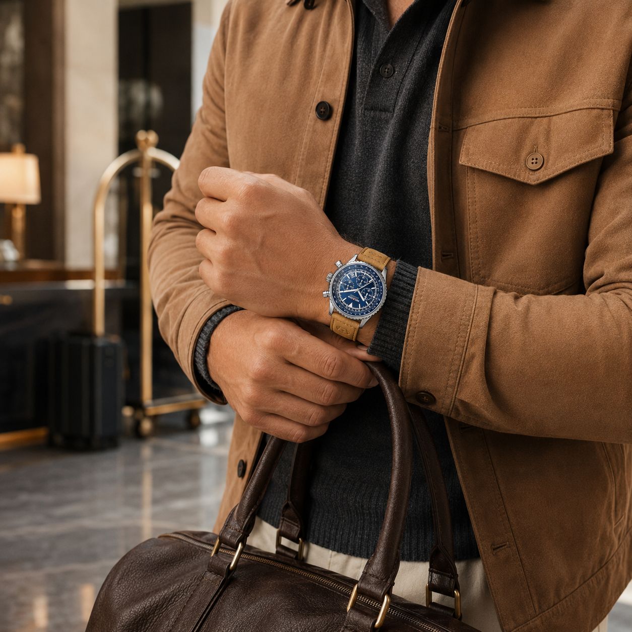 Exquisite Chronograph Watch