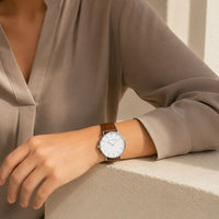 Classic Minimalist Leather Watch