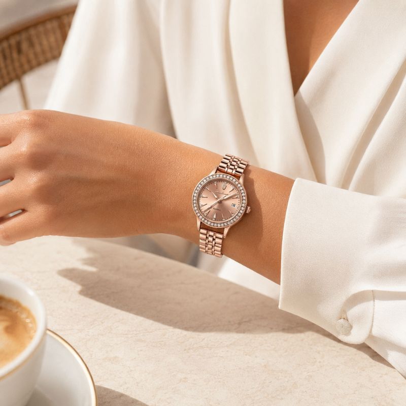 CrystalRosé Crystal Bracelet Watch