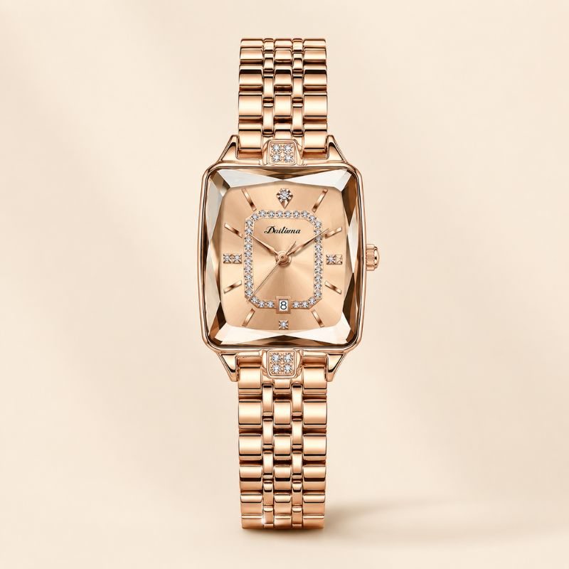 Crystal Rectangle Bracelet Watch