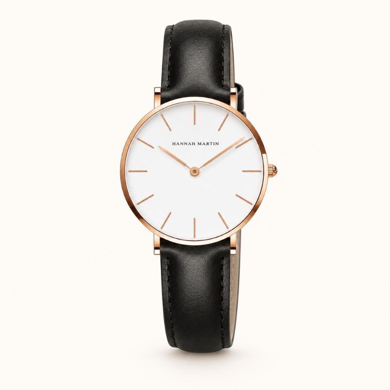 Classic Minimalist Leather Watch