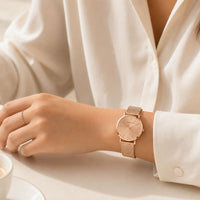 Rose Gold Dainty Bracelet Watch