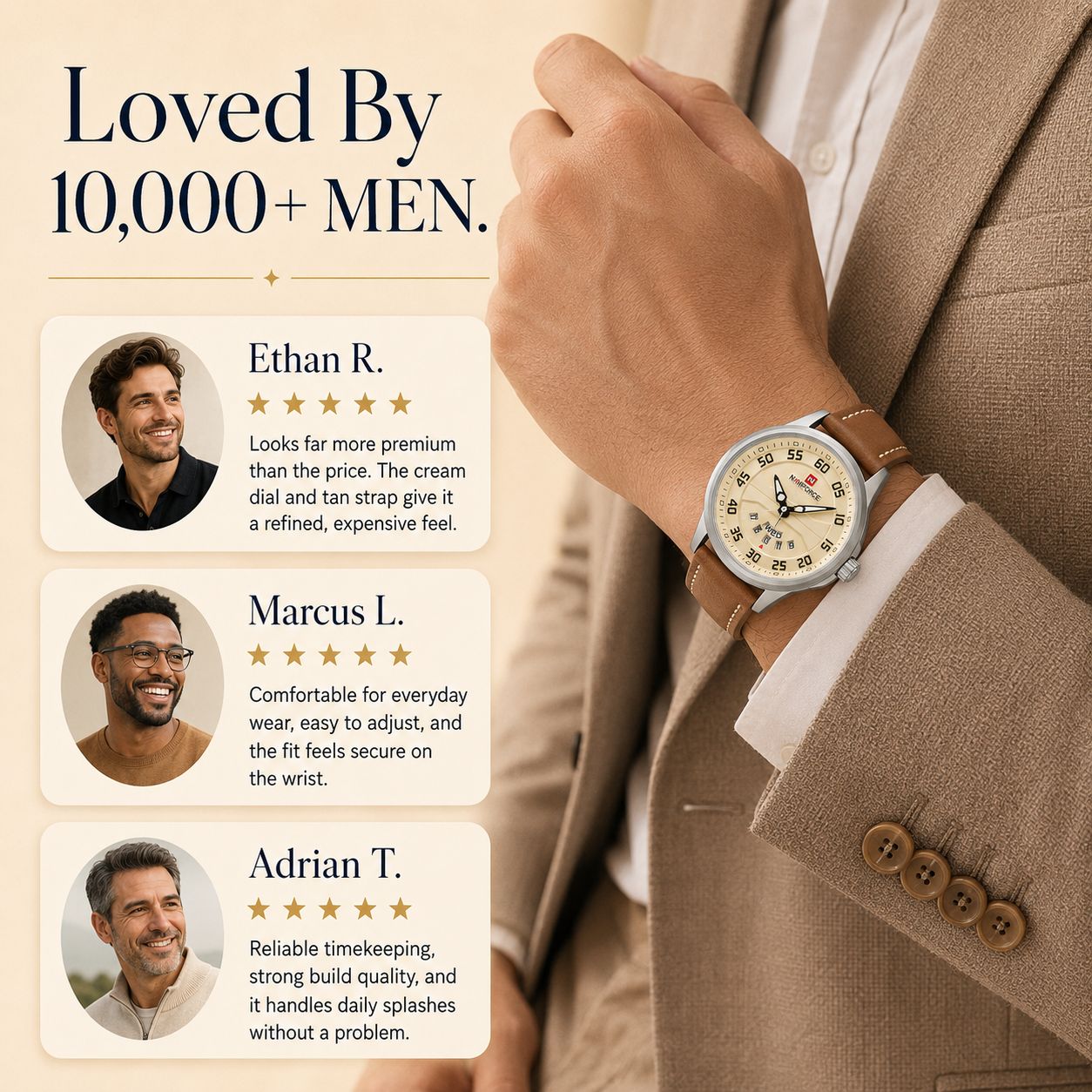 Quartz Leather Watch