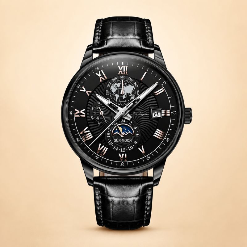 Classic Moonphase Quartz Watch