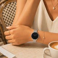 Minimalist Round Mesh Watch