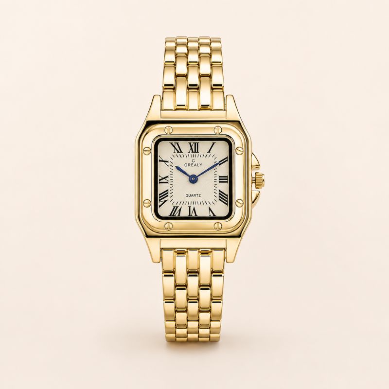 Square Crystal Bracelet Watch