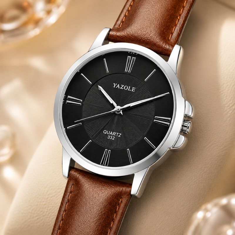 Classic Leather Quartz Watch