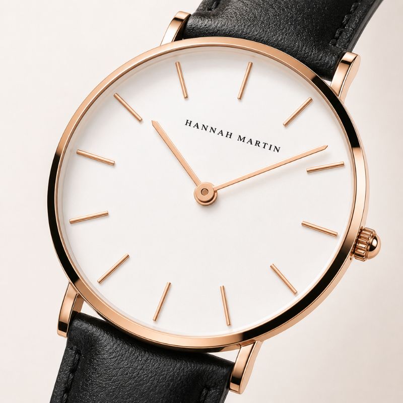 Classic Minimalist Leather Watch