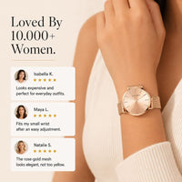 Rose Gold Dainty Bracelet Watch