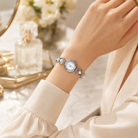 Pearl Accent Bracelet Watch