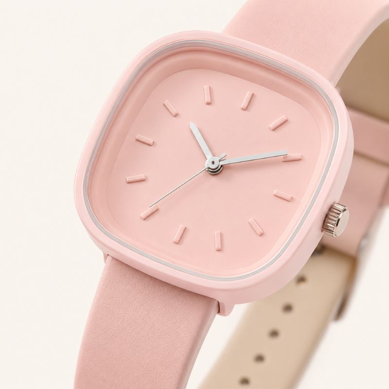 Pastel Square Silicone Watch