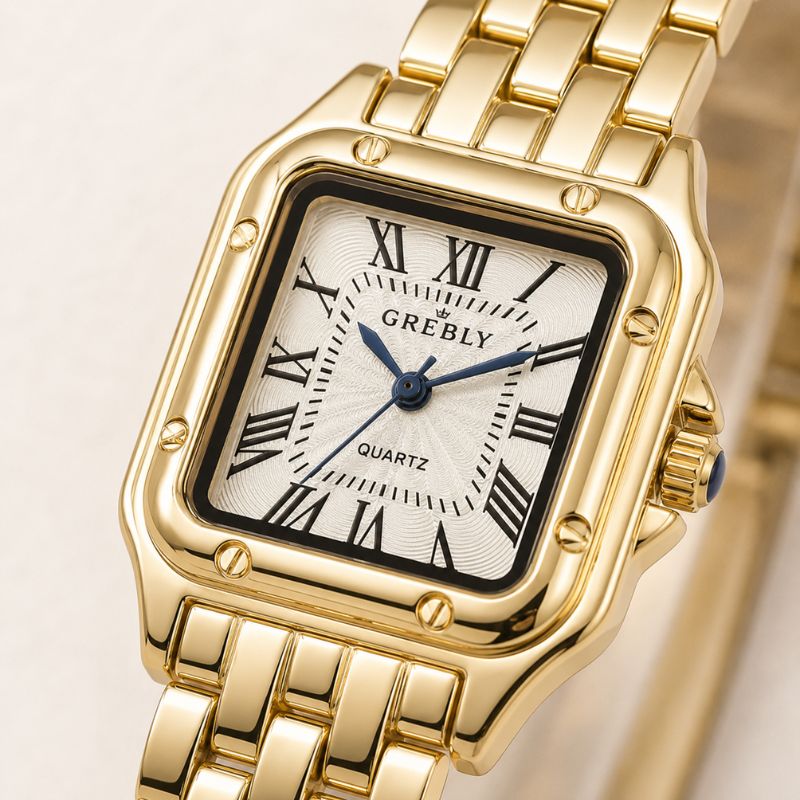 Square Crystal Bracelet Watch