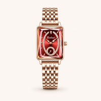 Artistic Rectangular Dial Bracelet Watch
