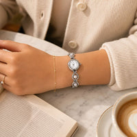 Pearl Accent Bracelet Watch