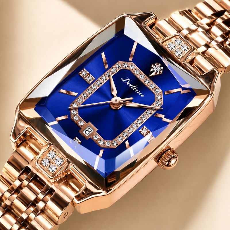 Crystal Rectangle Bracelet Watch