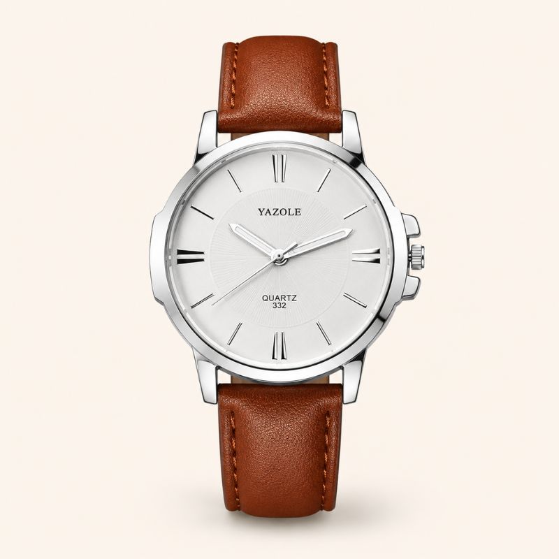 Classic Leather Quartz Watch