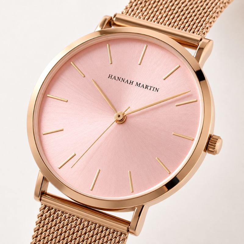 Rose Gold Dainty Bracelet Watch