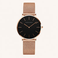 Minimalist Round Mesh Watch