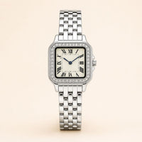 Square Crystal Bracelet Watch