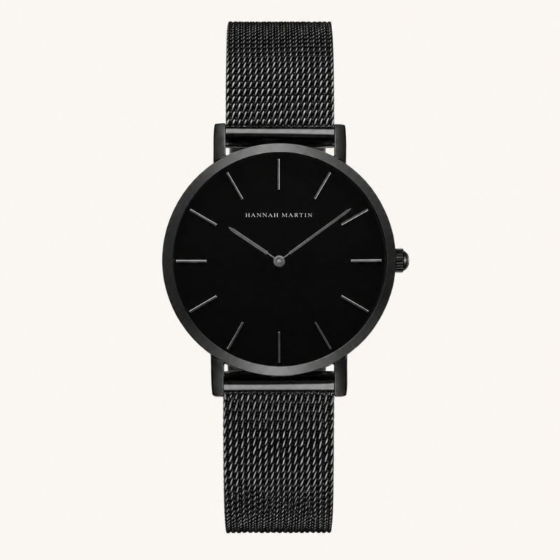 Minimalist Round Mesh Watch