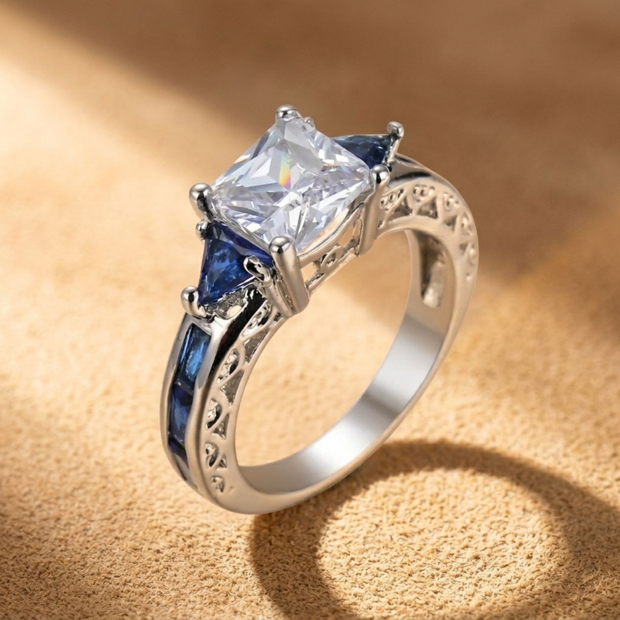 Zircon Jewelry Ring