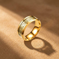 Zircon Gold Dragon Ring