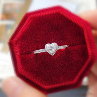 Vintage Sterling Silver Heart Ring