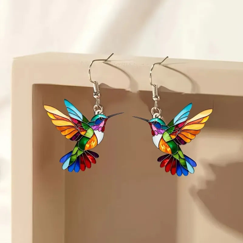Beautiful Hummingbird Necklace with Bonus Earrings – Limited Time Offer
