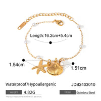 Summer Shell & Pearl Bracelet