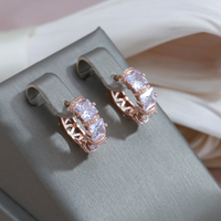Elegant Crystal Encrusted Earrings