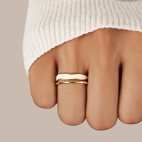 Gold Sahara Ring-Lydieannejewelry
