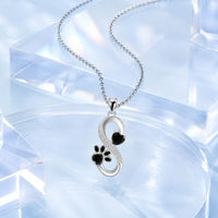 Infinite Symbol Necklace Hearts Paw Print