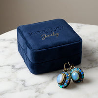 Vintage Estate Opal Earrings