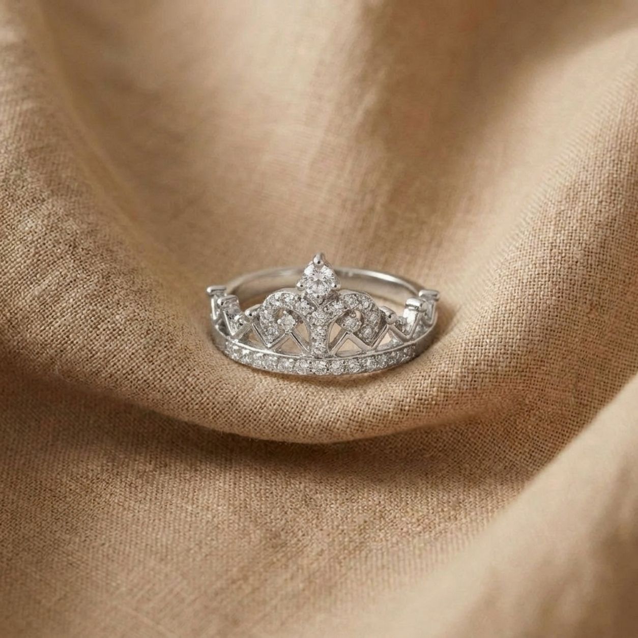 Vintage Silver Crown Band