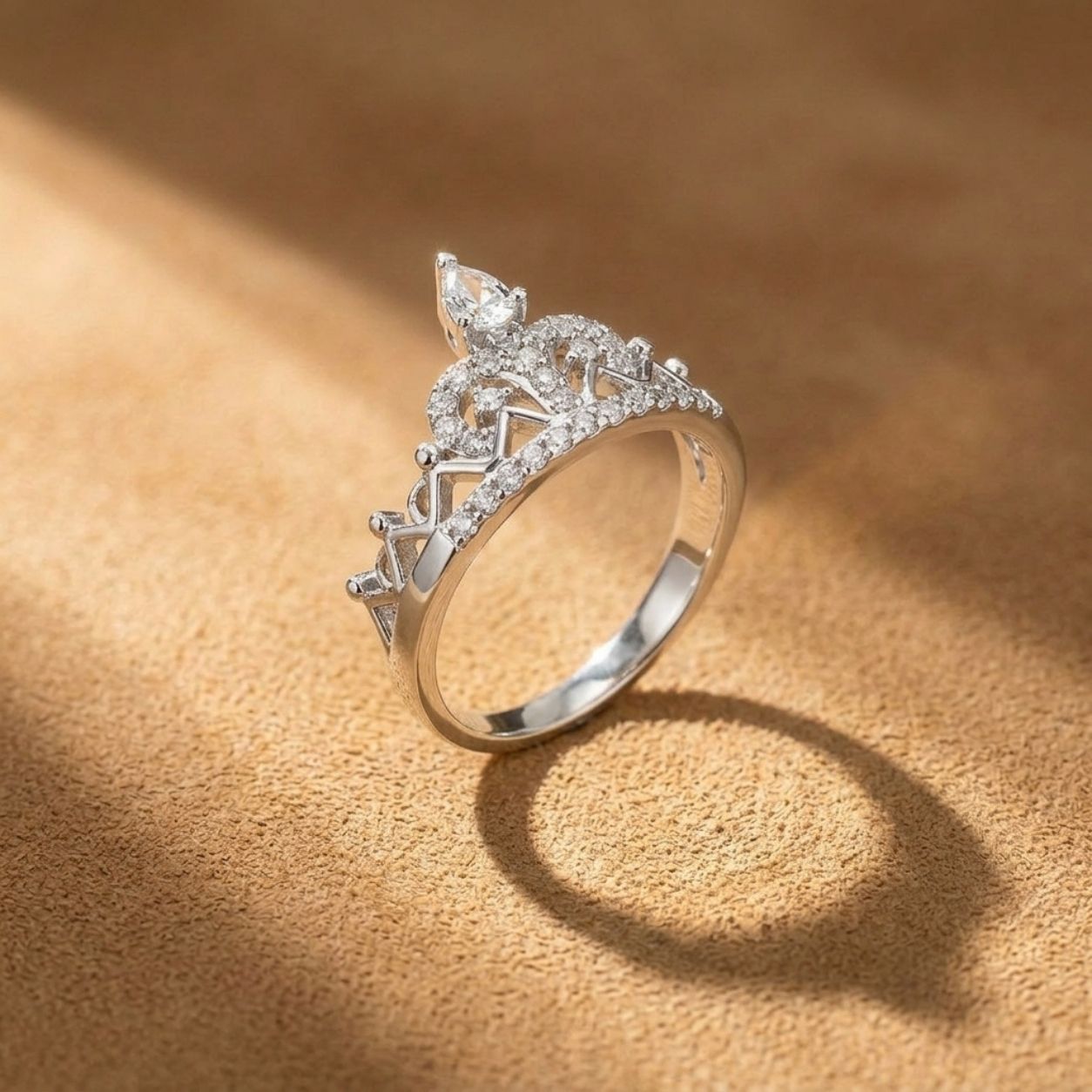 Vintage Silver Crown Band