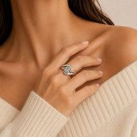 Vintage Bright Two Tone Ring